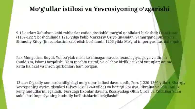 IX –XII asrlarda mamlakat hududiga doʻybergan hissiyotlar 3