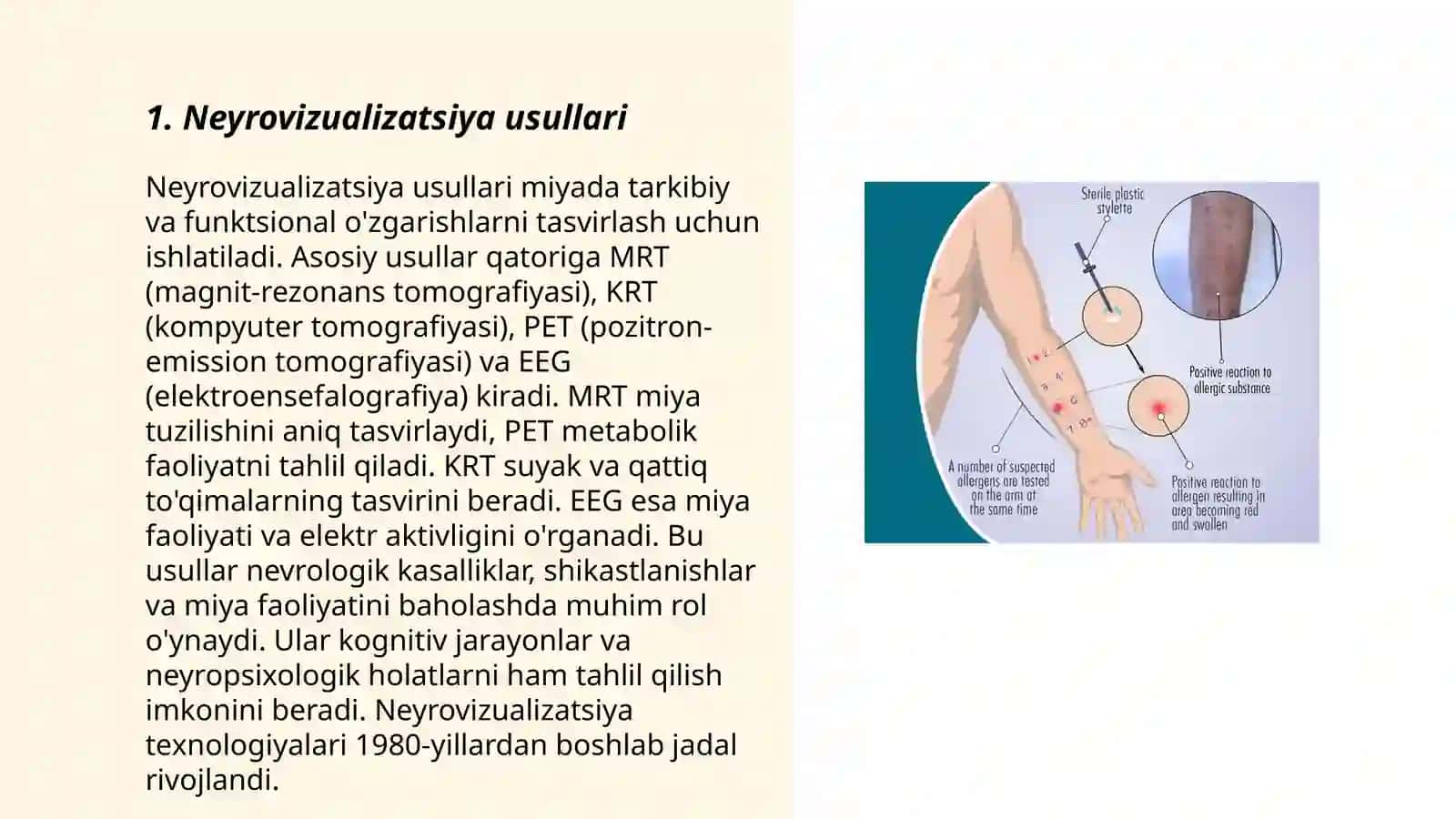 Neyrovizualizatsion Tekshiruvlar 3