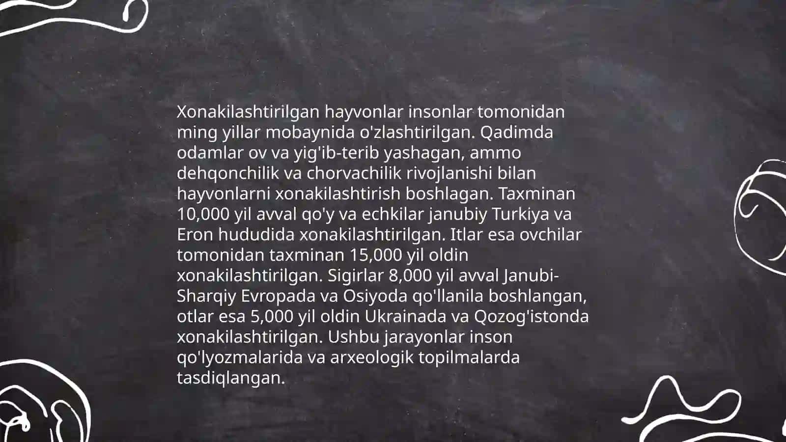 Xonakilashtirilgan hayvon, madaniy o‘simliklarning xilma-xilligi va kelib chiqishi 3