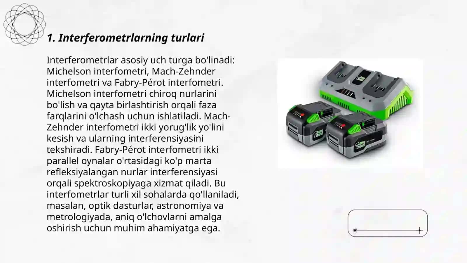 Yorugʻlik toʻlqinlarini qayd qiluvchi asboblar 3
