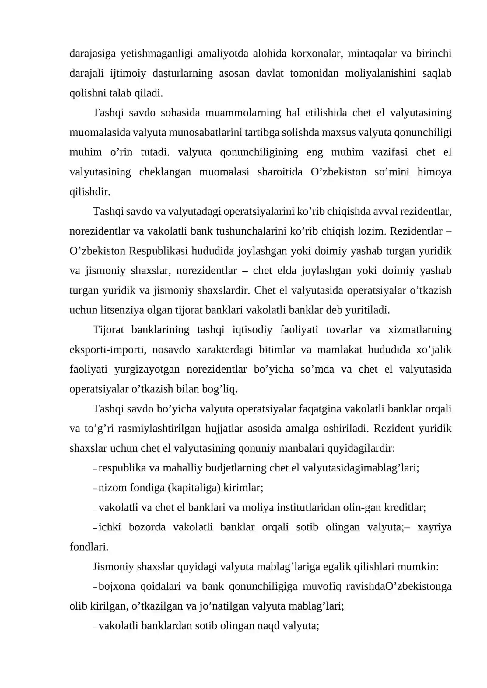 Tashqi savdo operatsiyalarini kreditlash 3