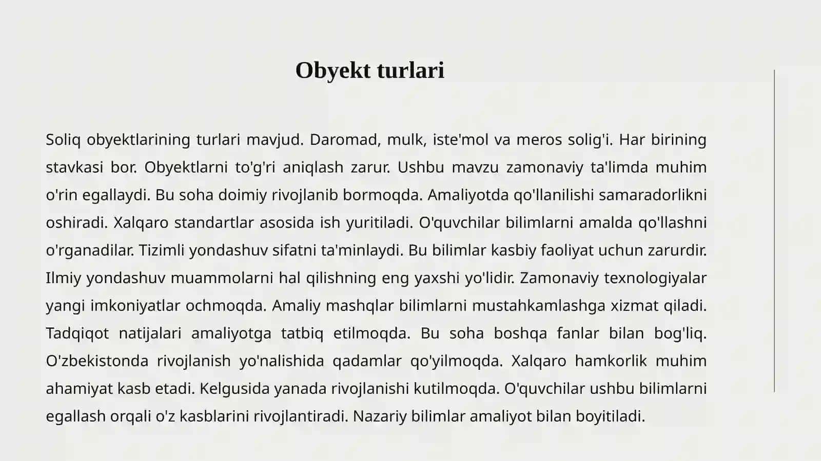 SOLIQ OBYEKTI MANBALARI 3