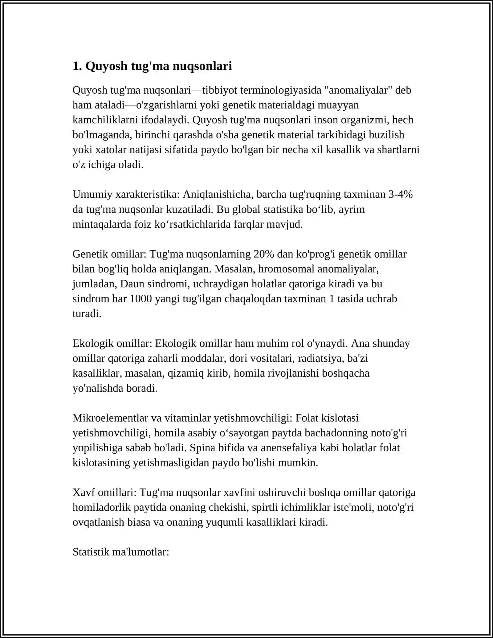 QIZILO'NGACH TUG'MA NUQSONLARI VA ANOMALIYALARI 3