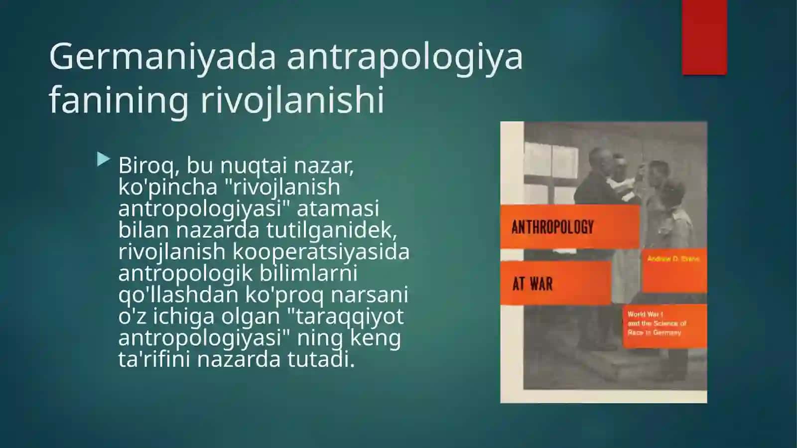 Germaniyava Fransiyada antropologiya fanining rivojlanishi 3