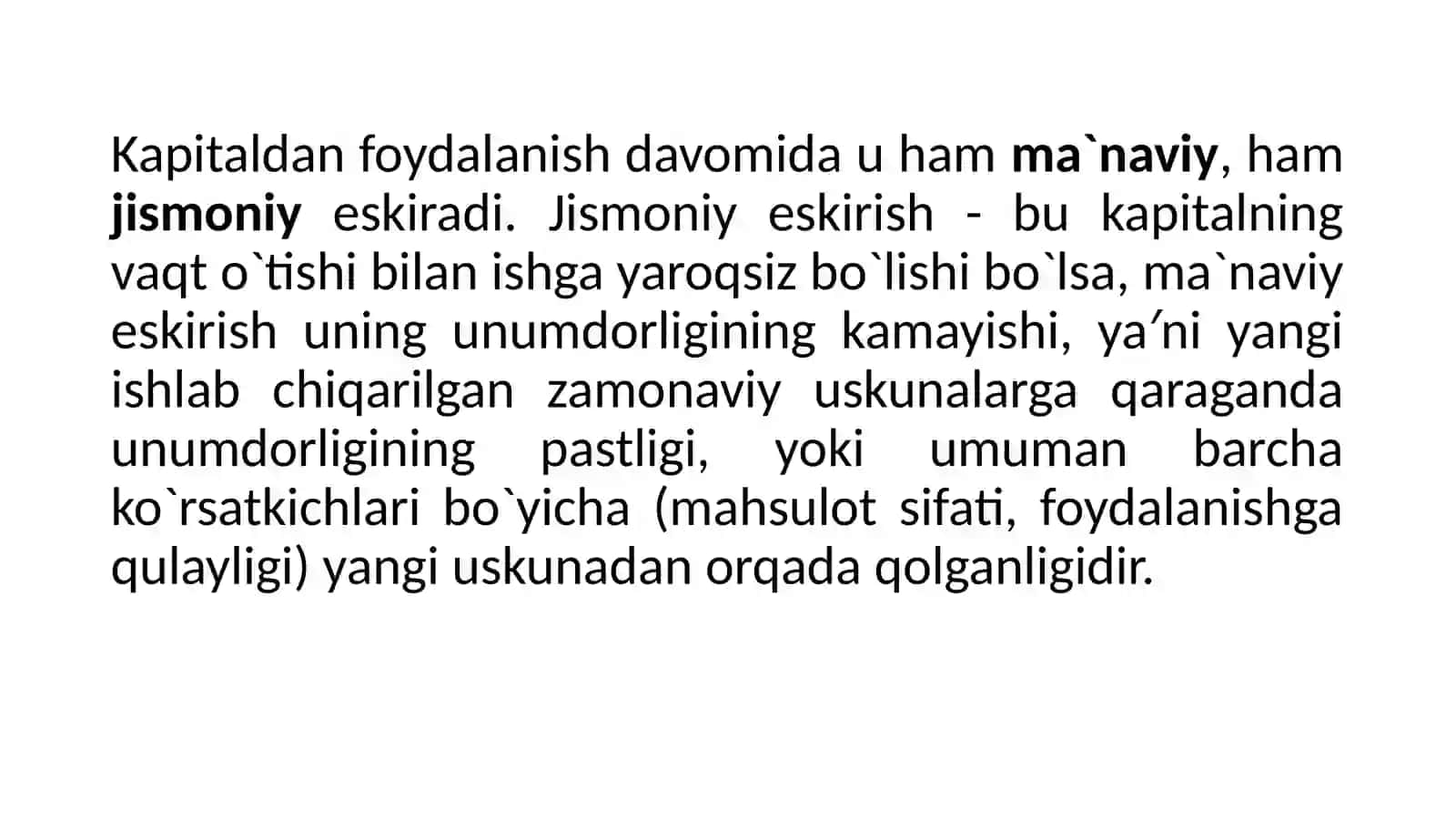 Kapital bozori va kapital qo`yilmalar 3