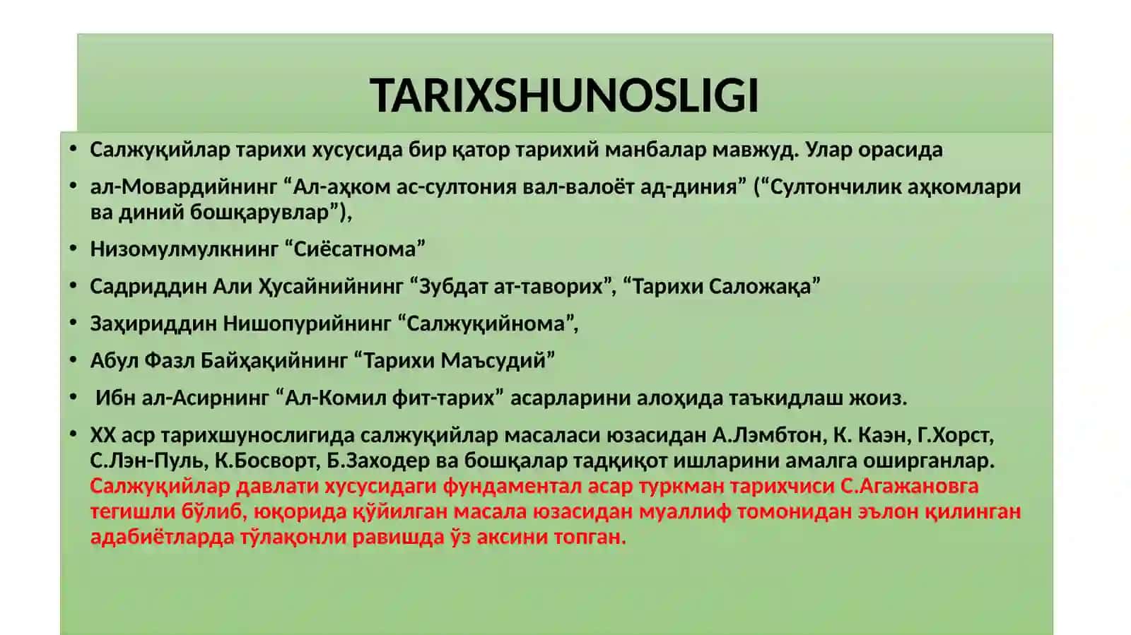 Салжуқийлар давлати 3