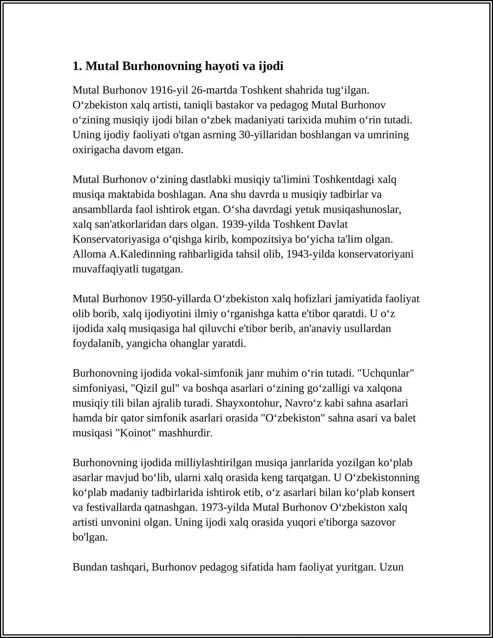 MUTAL BURHONOV BASTAKORI HAQIDA REFRAT 3