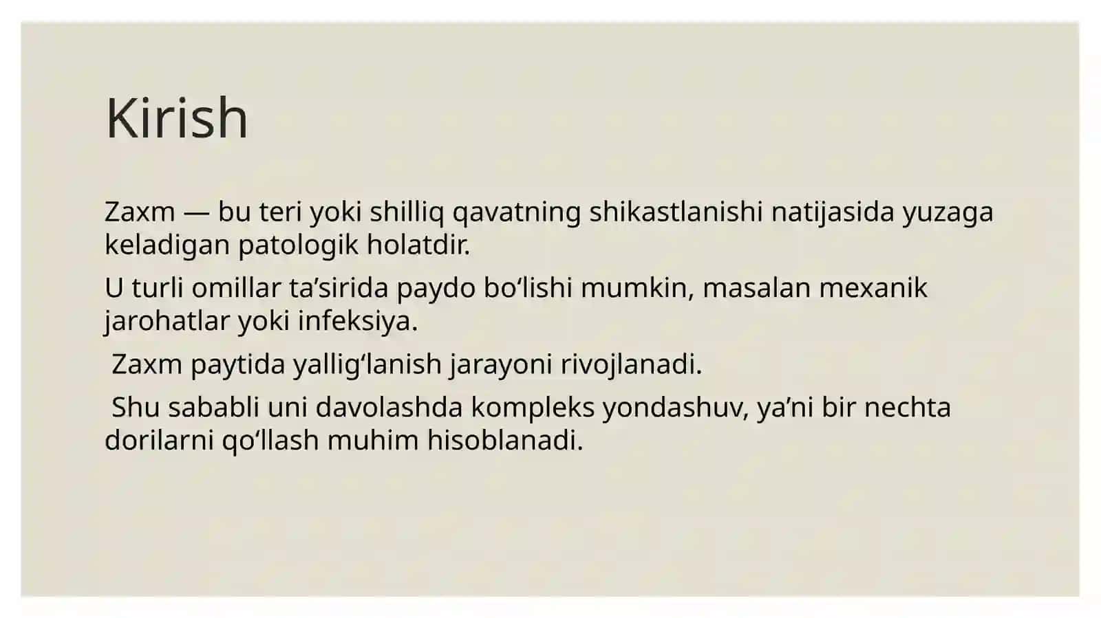 Mashhuraning Farmakologiya fanidan tayyorlagan mustaqil ishi 3