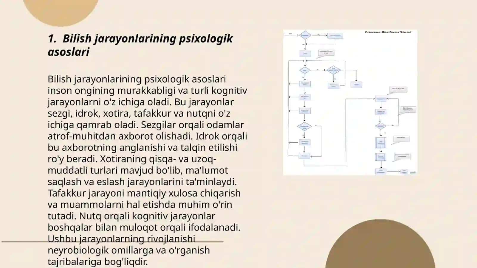 Bilish jarayonlarining psixologik asoslari 3