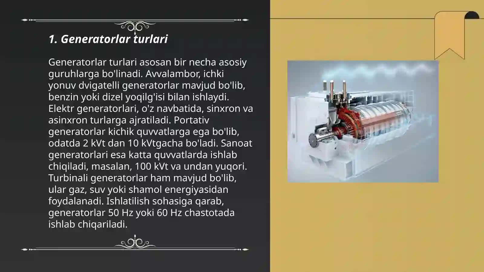 Generatorlar 3