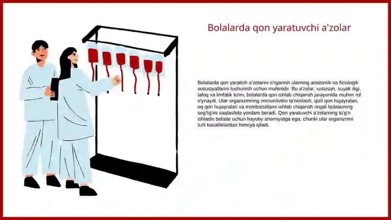 Bolalarda qon yaratish a'zolarining anatomo-fiziologik xususiyatlari 3