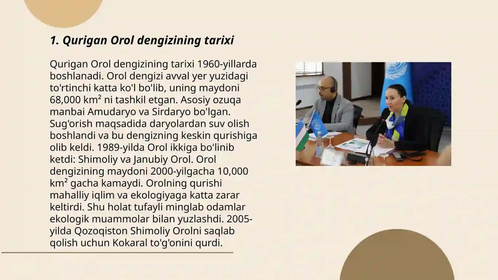 Qurigan Orol dengizi tubida yashil makon barpo etish dasturi 3