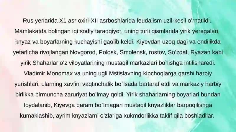 Rus knyazliklari 3