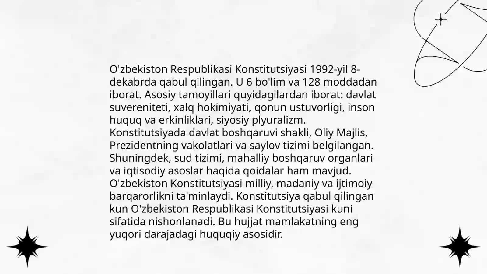 O’zbekiston suveren demokratik huquqiy ijtimoiy va dunyoviy davlat tushunchasi 3