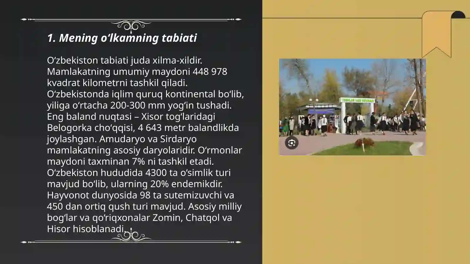 Mening oʻlkam 3