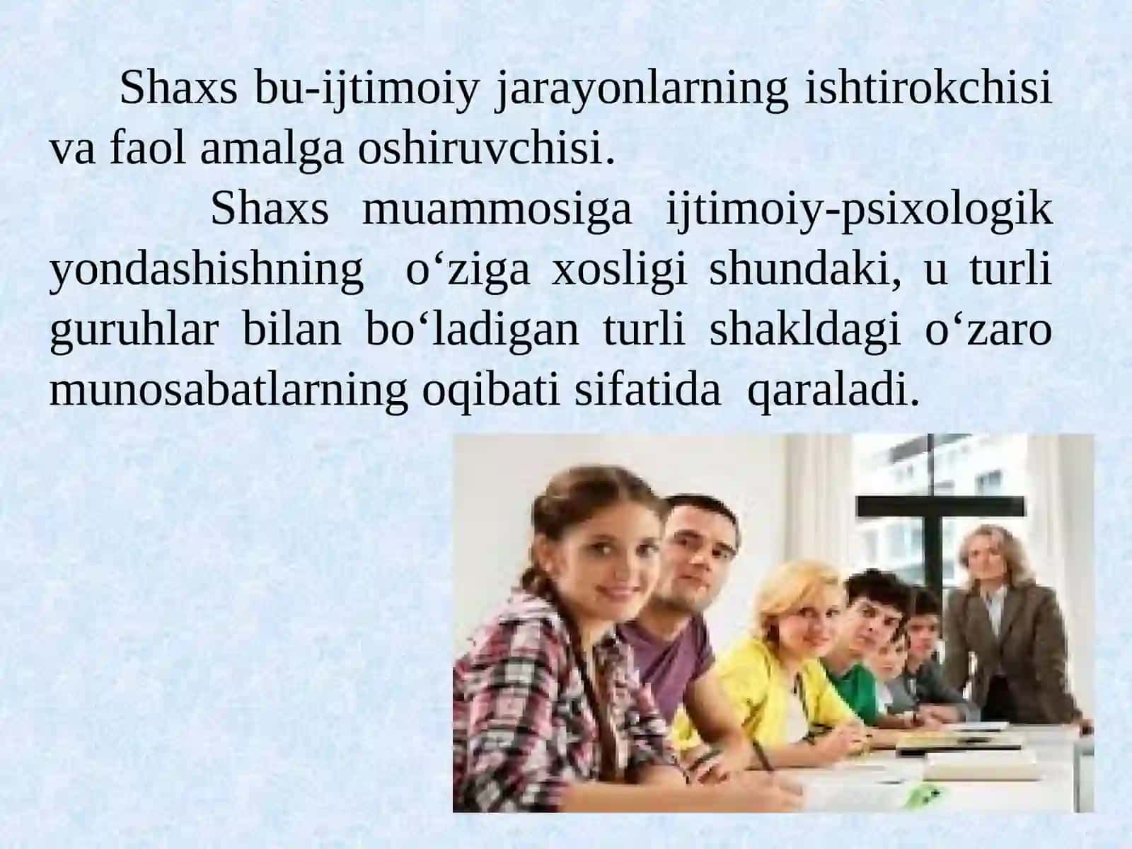 Ijtimoiy xulq-atvor xususiyatlari 3