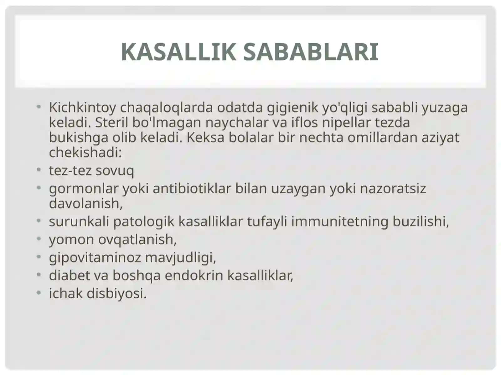 Bolalardagi kandidoz 3