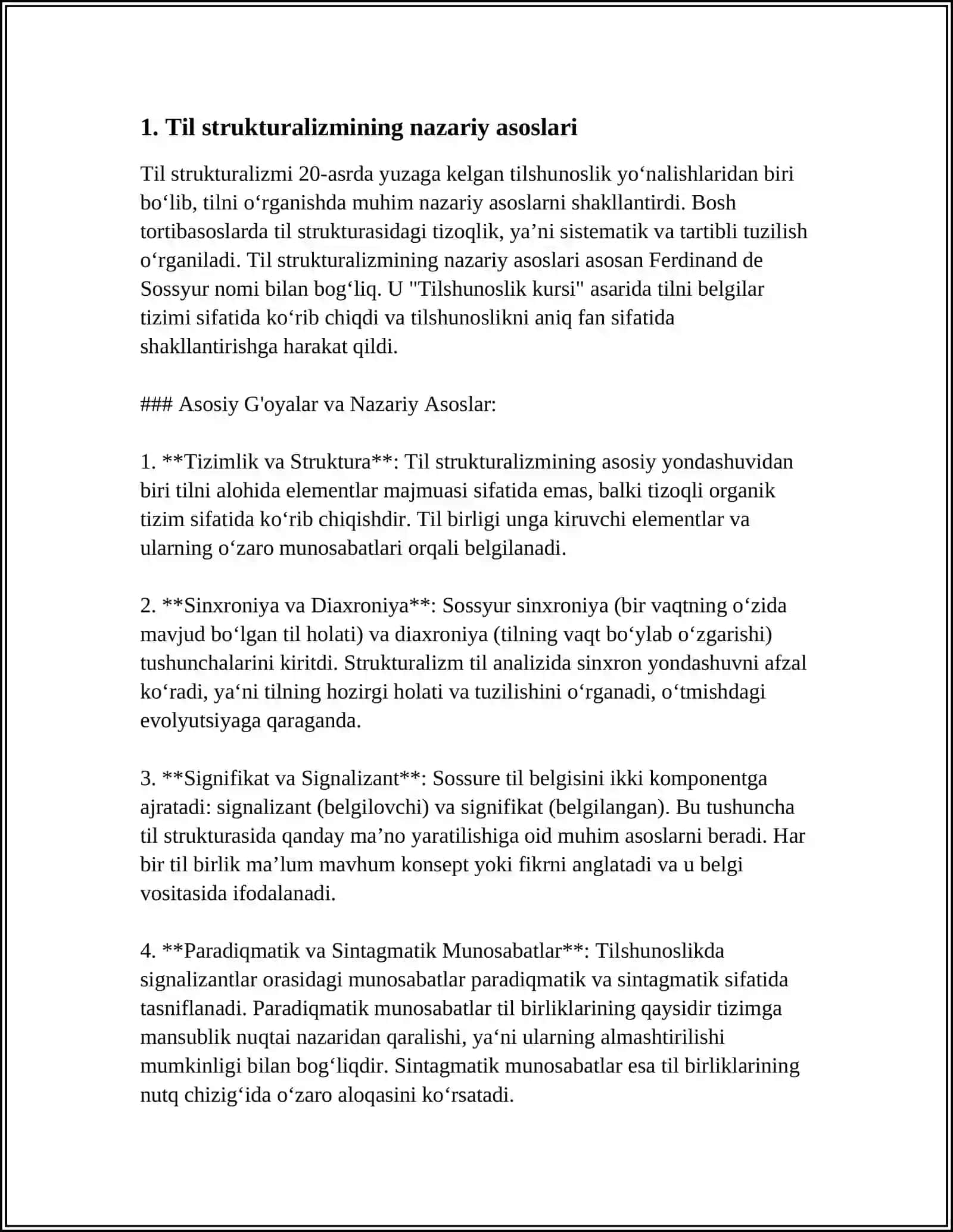 TILSHUNOSLIKDA STRUKTURALIZM 3