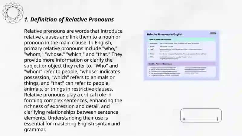 Relative pronouns 3