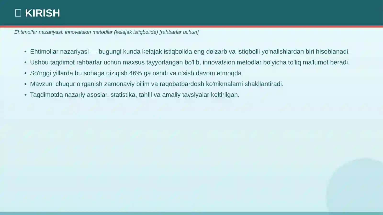 Ehtimollar Nazariyasi 3