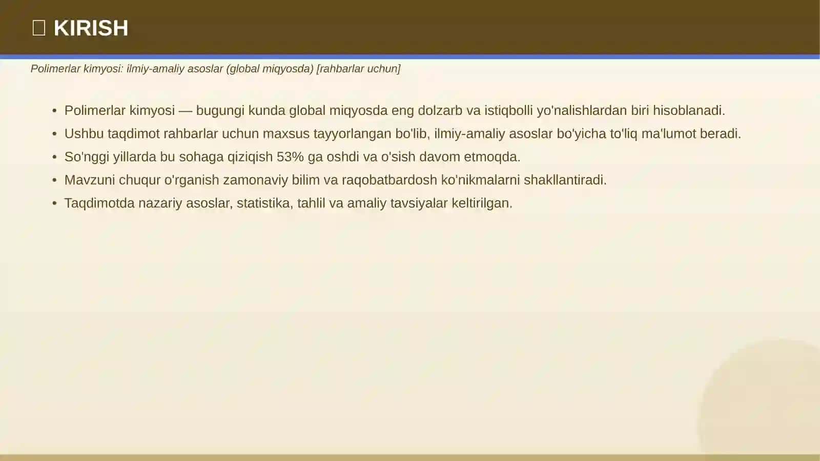 POLIMERLAR KIMYOSI 3