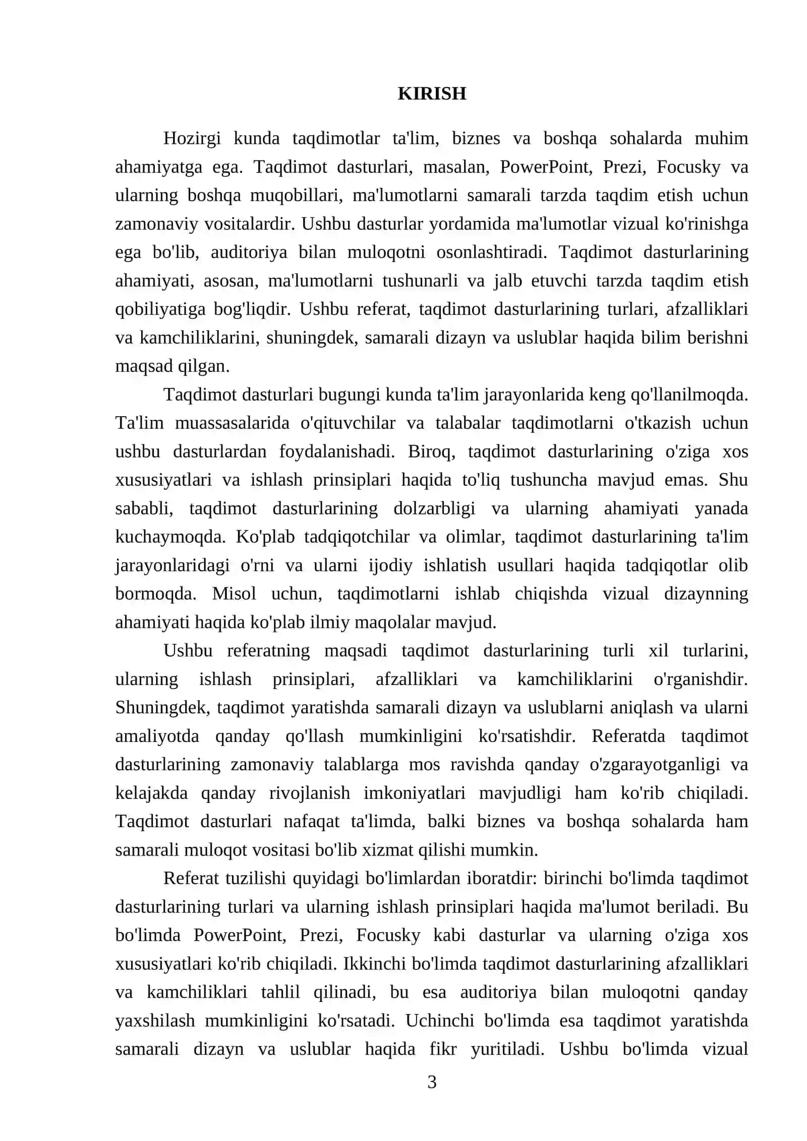 Taqdimot dasturlari (PowerPoint, Prezi, Focusky va boshqa dasturlar) 3