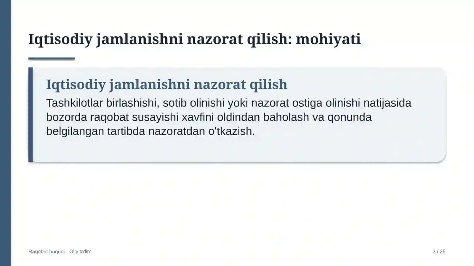 energetikada iqtisodiy jamlanishni nazorat qilish 9517 3