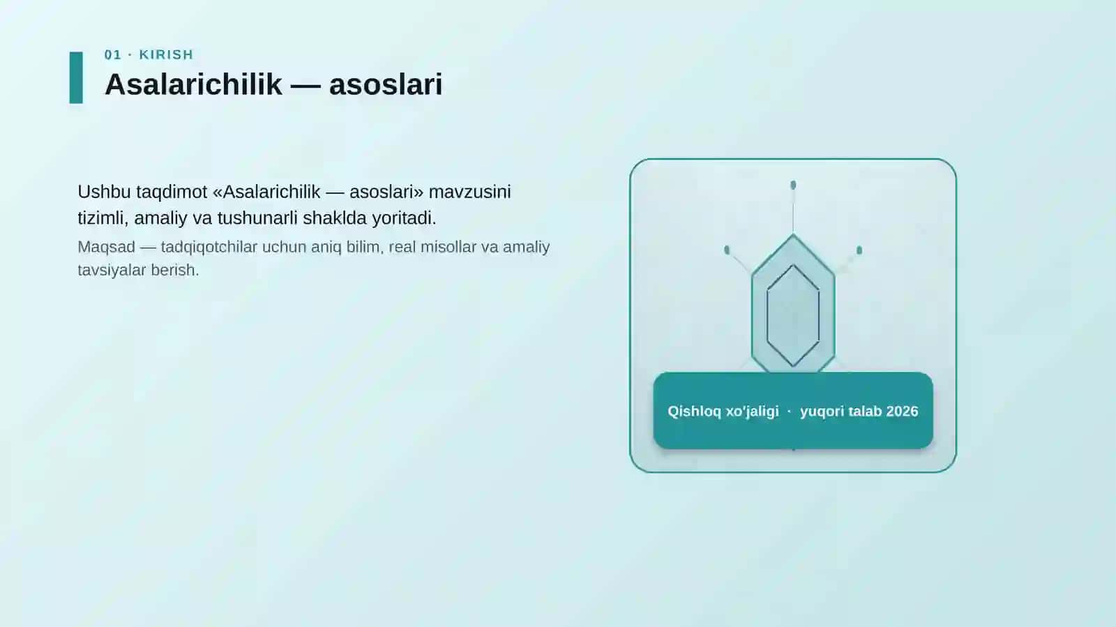 Asalarichilik — asoslari 3