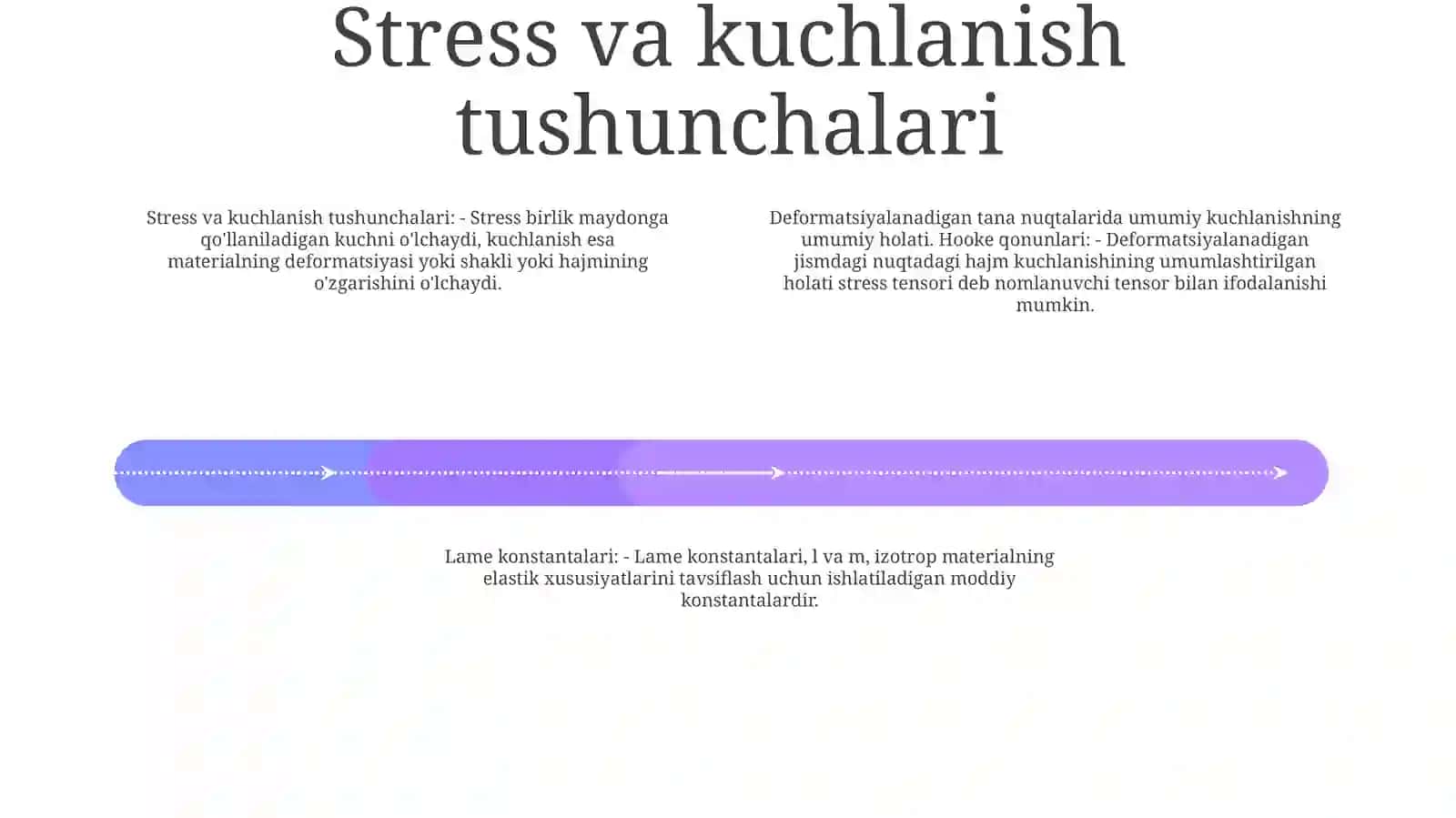Deformatsiyalanuvchi Jism Nuqtalarida Umumlashgan Hajmiy Kuchlanish Holati.Guk Qonunlari 3