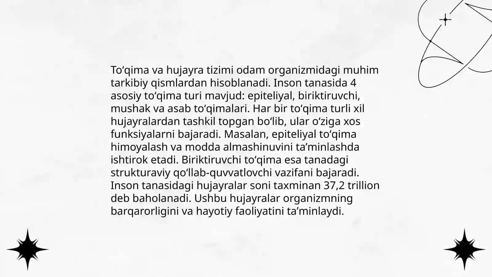 Oʻsmliklar toqimasi xillari va vazifalari 3