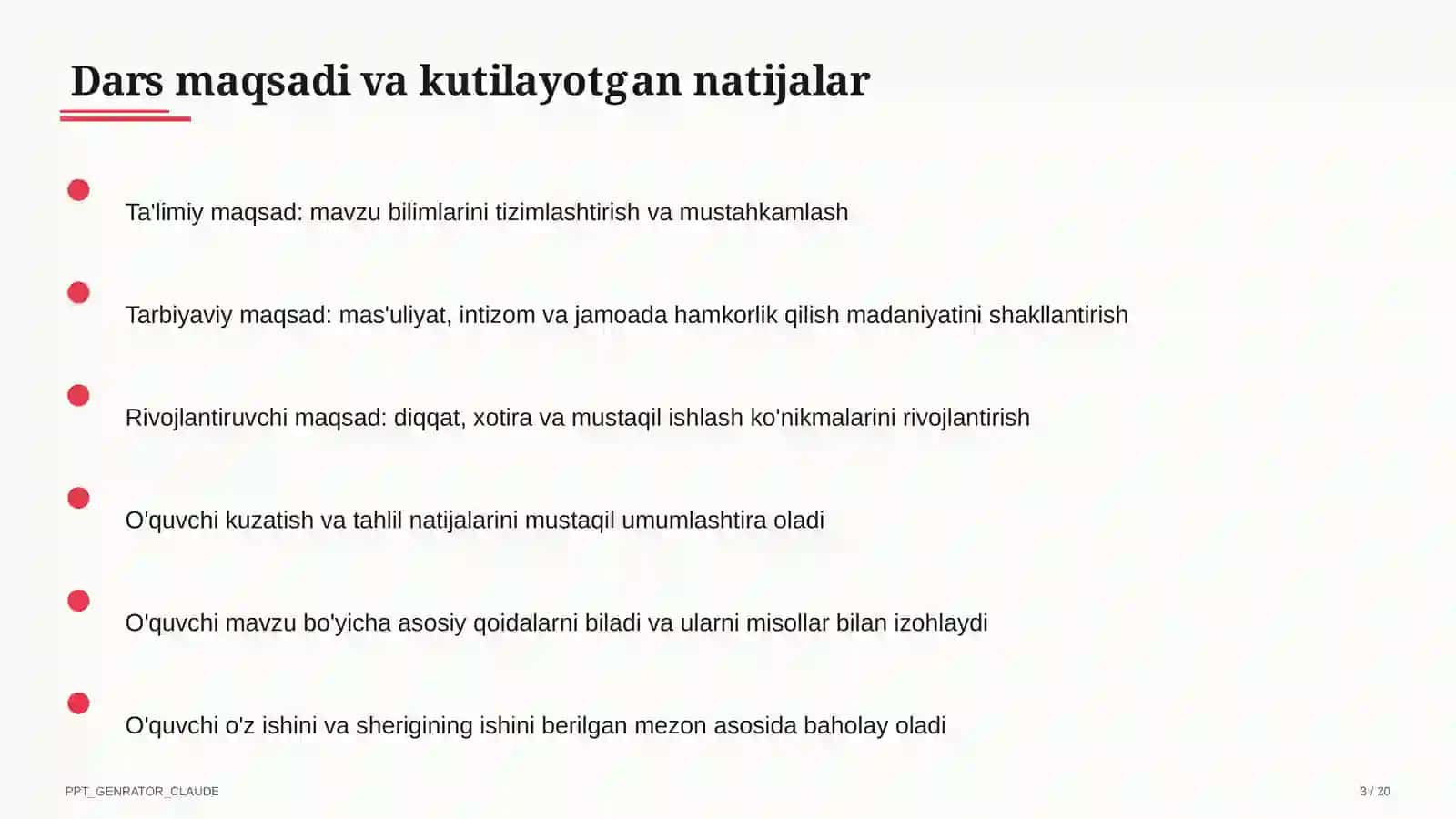 Ahmad Yugnakiy: Hibatul haqoyiq (7-sinf) 3