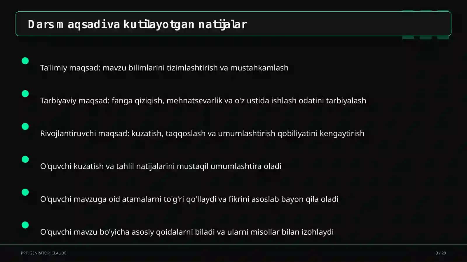 Interfaol metodlar: Zigzag va Bumerang 3
