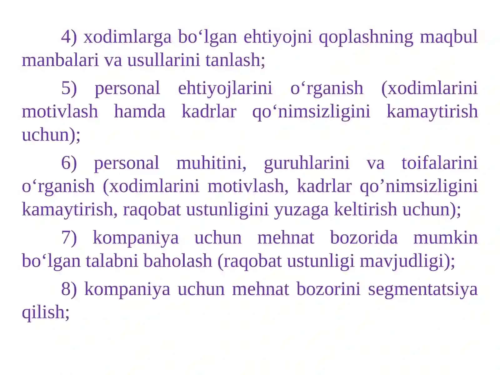ISHGA YOLLASH MARKETINGI. REKRUTMENTDA MARKETING TEXNOLOGIYALARI 3