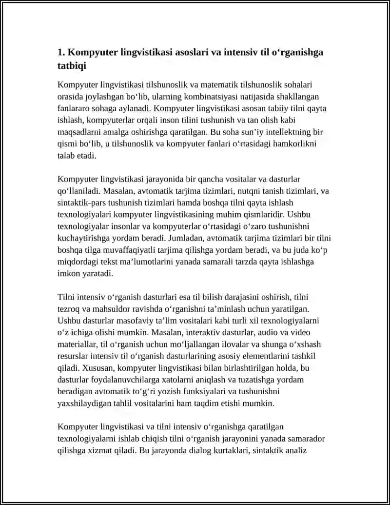 KOMPYUTER LINGVISTIKASI. TILLARNI INTENSIV O'RGANISH DASTURLARI 3