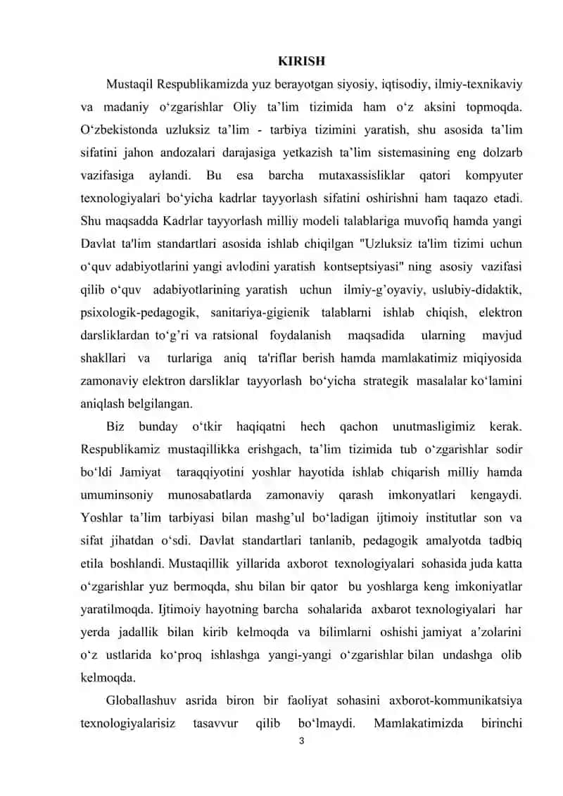 «SONLI USULLAR» 3