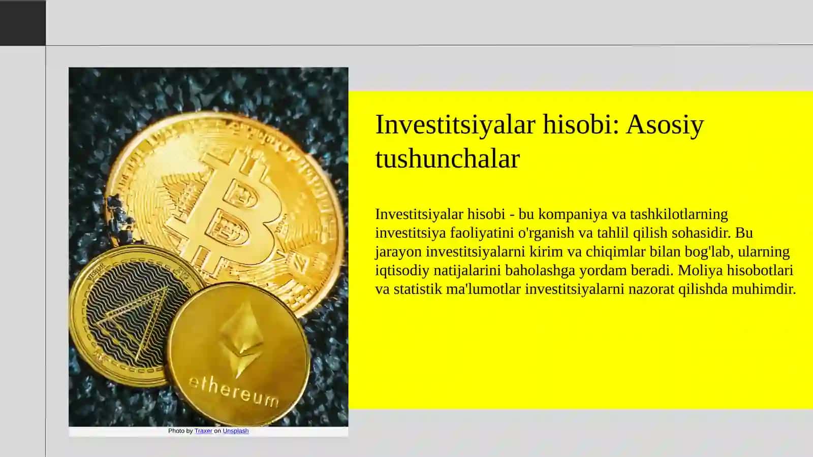 Investitsiyalar hisobi 3