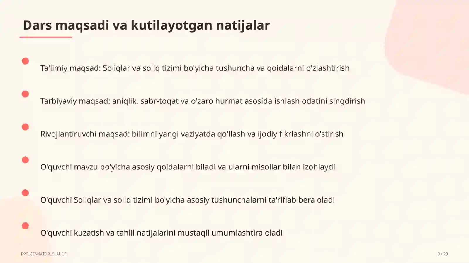 Soliqlar va soliq tizimi (10-sinf) 3