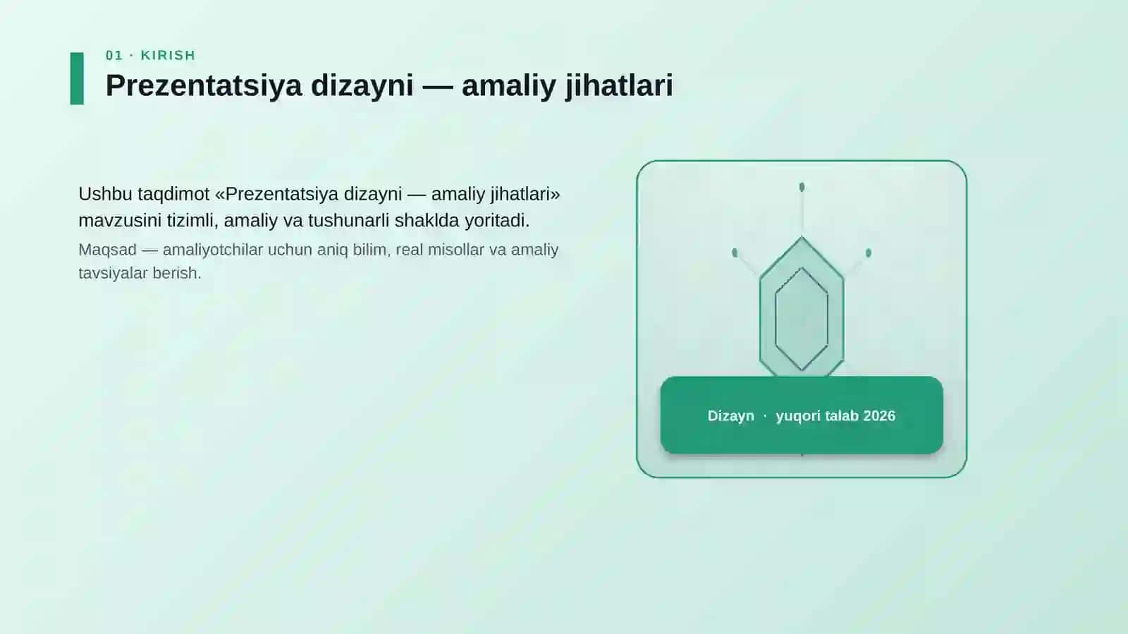 Prezentatsiya dizayni — amaliy jihatlari 3
