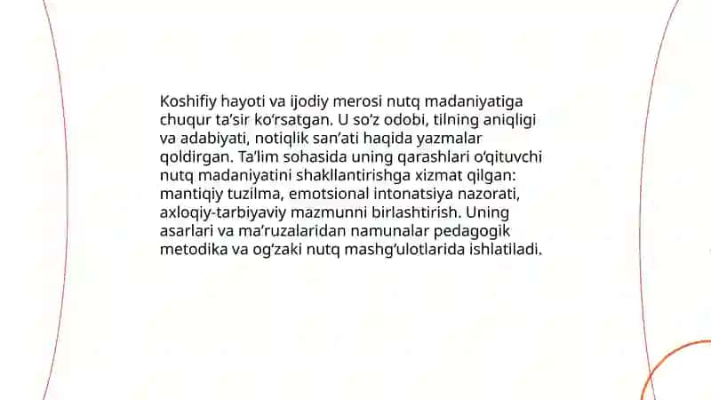 Koshifiyning so'z odobi va notiqlik haqidagi qarashlari 3