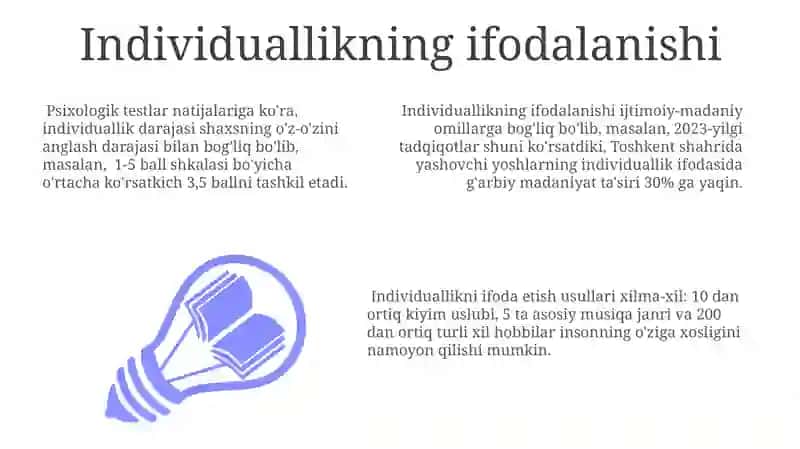 Shaxs, Individ va Individuallik Tushunchalari 3