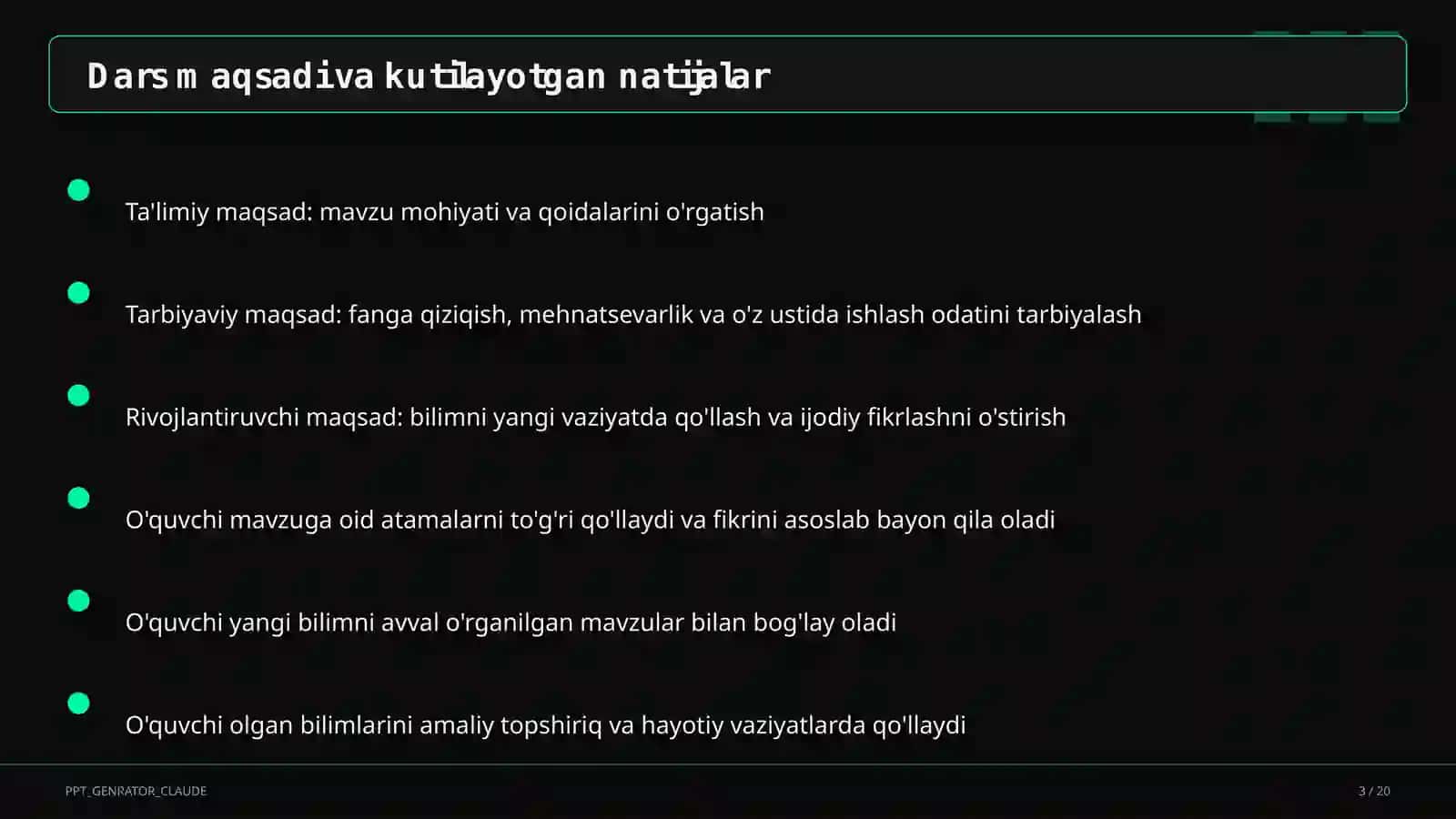 Yog'ochga ishlov berish asoslari (5-sinf) 3