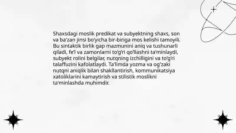 Shaxsdagi moslik 3