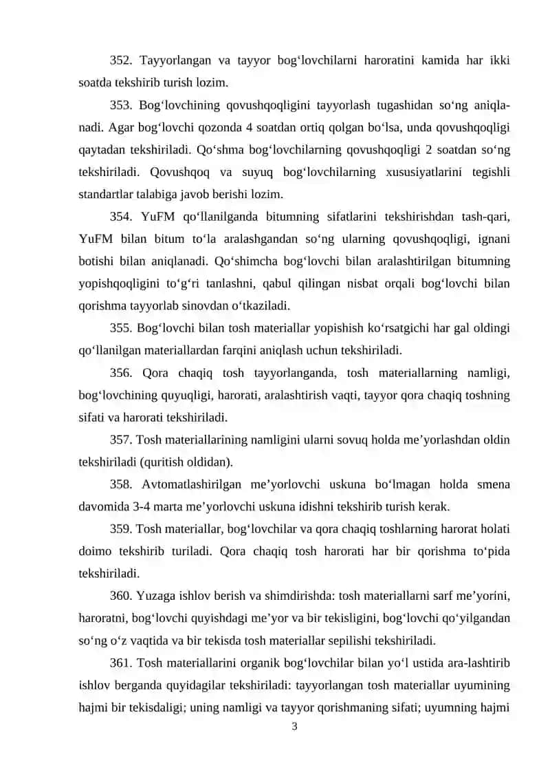 Chaqiq tosh, shag‘aldan asos va qoplamalar qurishda sifat nazorati 3