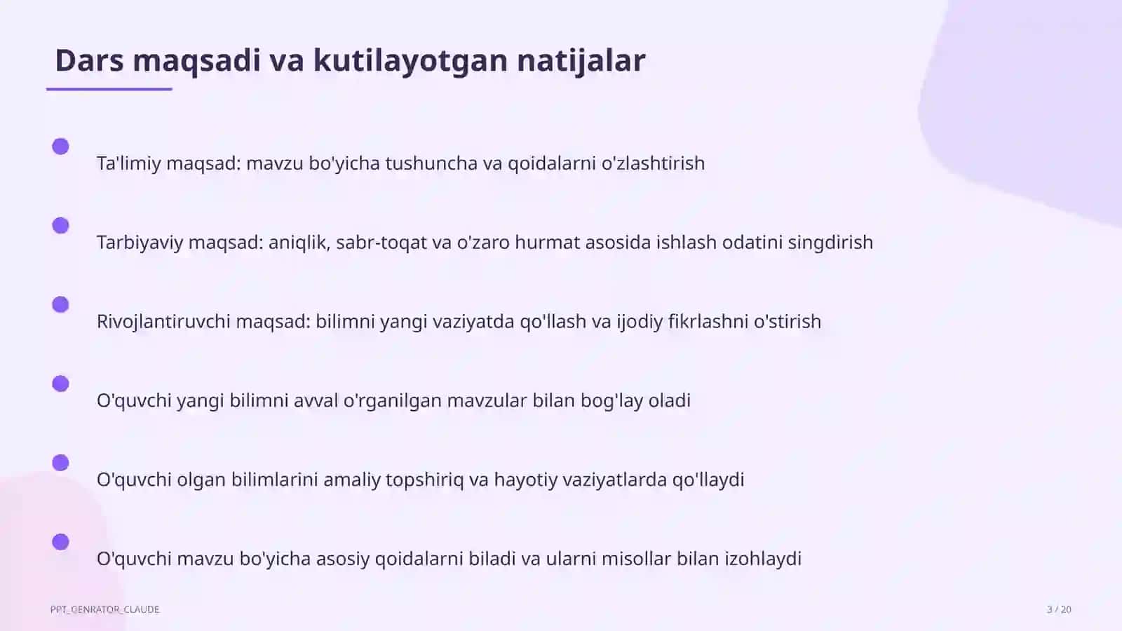 Ko'pburchaklar va parallelogramm (8-sinf) 3