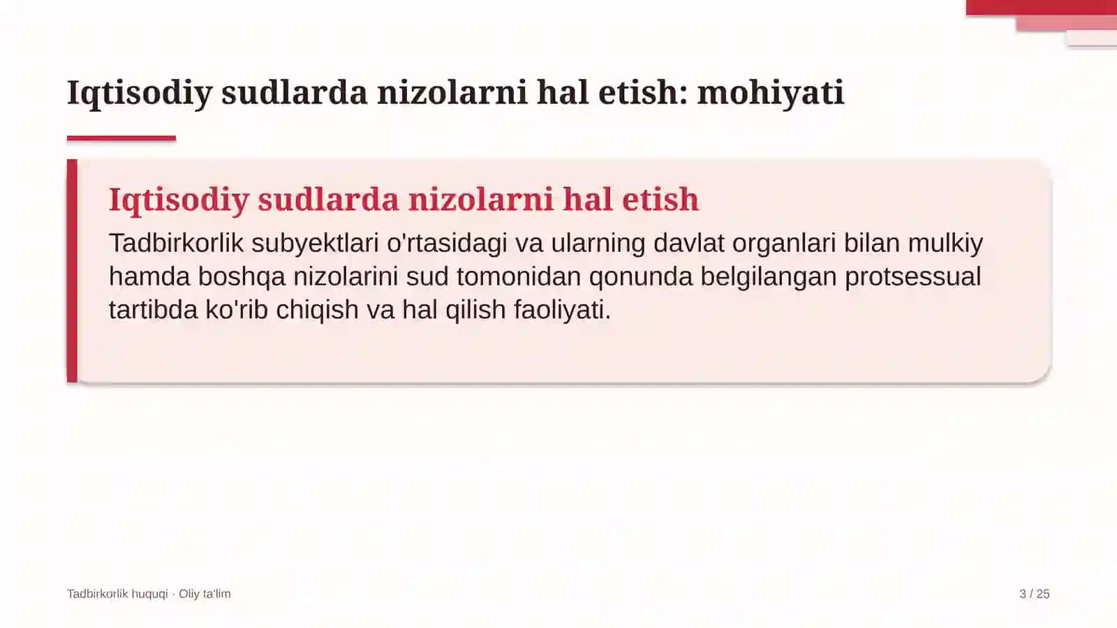Ko'chma savdoda iqtisodiy sudlarda nizolarni hal etish 3