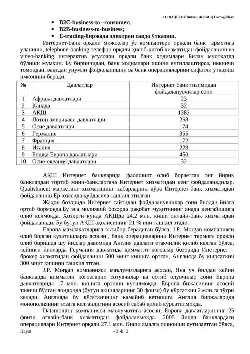 Интернет-банк тармоғи 3