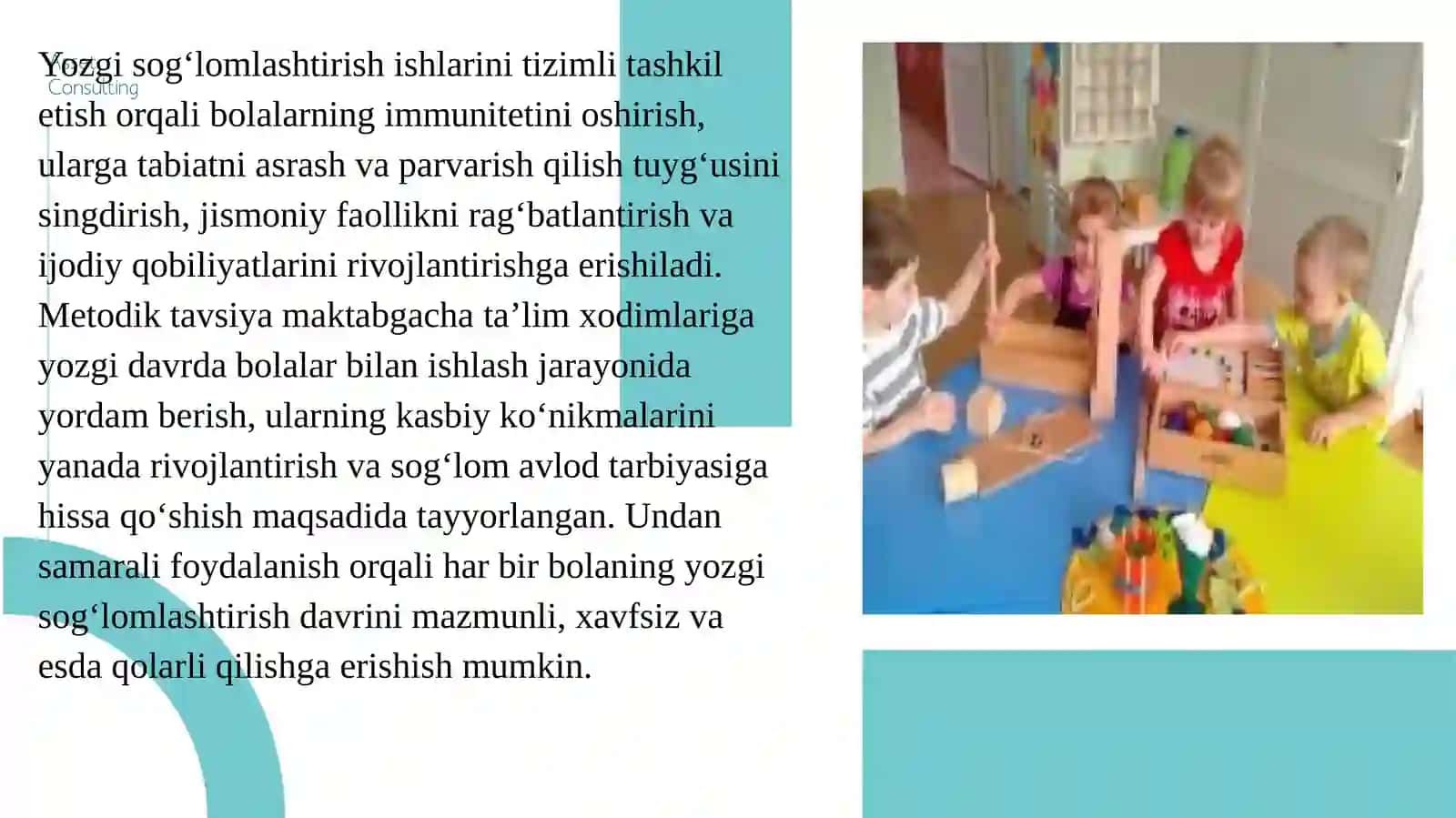 YOZGISOGʻLOMLASHTIRISHISHLARINI TASHKIL ETISH 3
