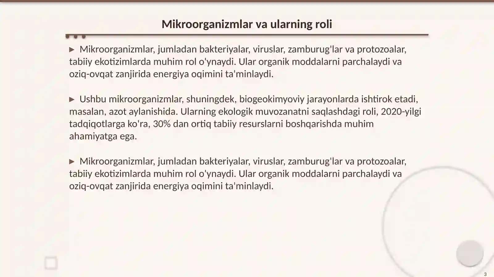 Mikroorganizmlarga kimyoviy omillarning ta’siri 3
