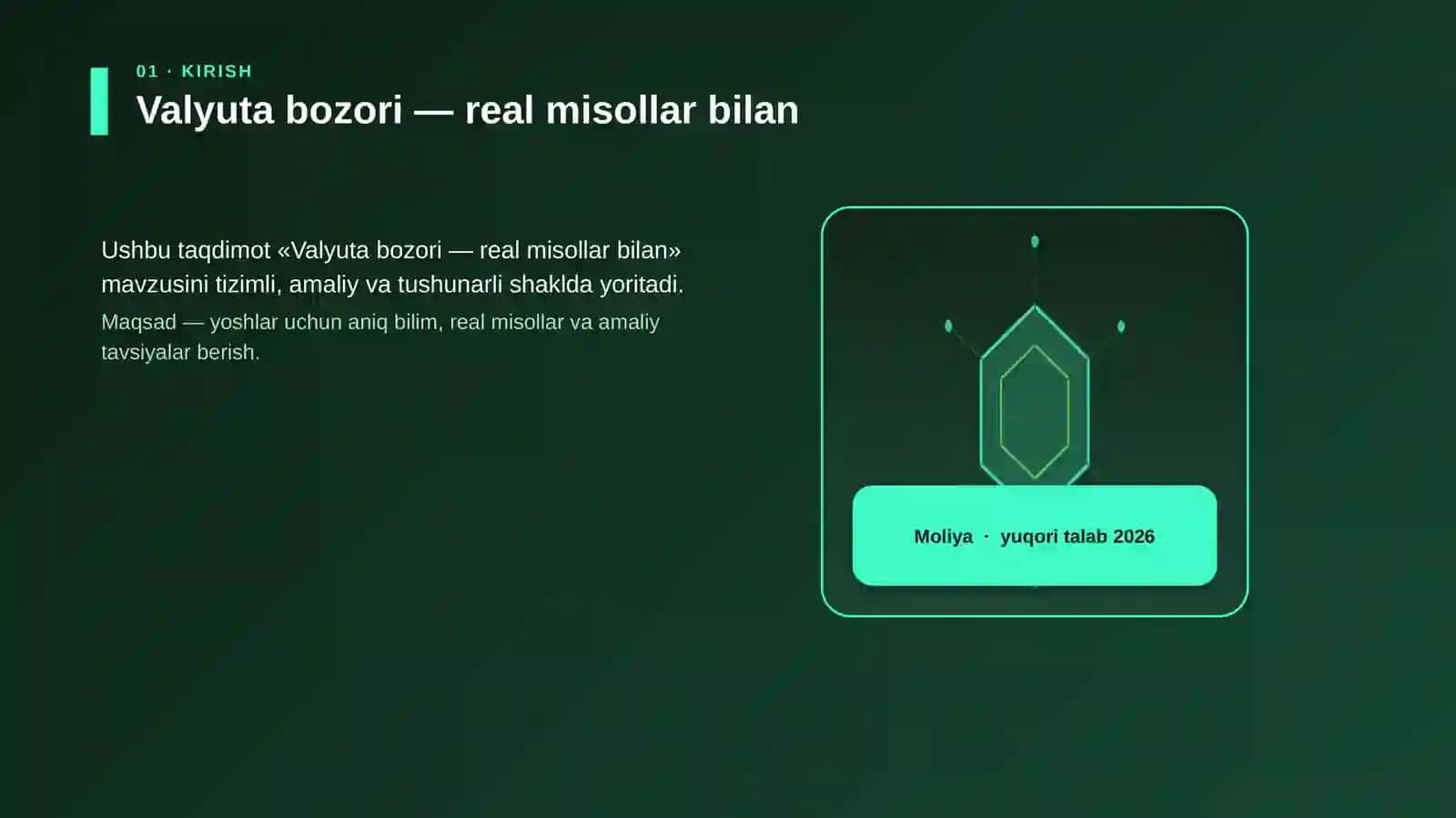Valyuta bozori — real misollar bilan 3