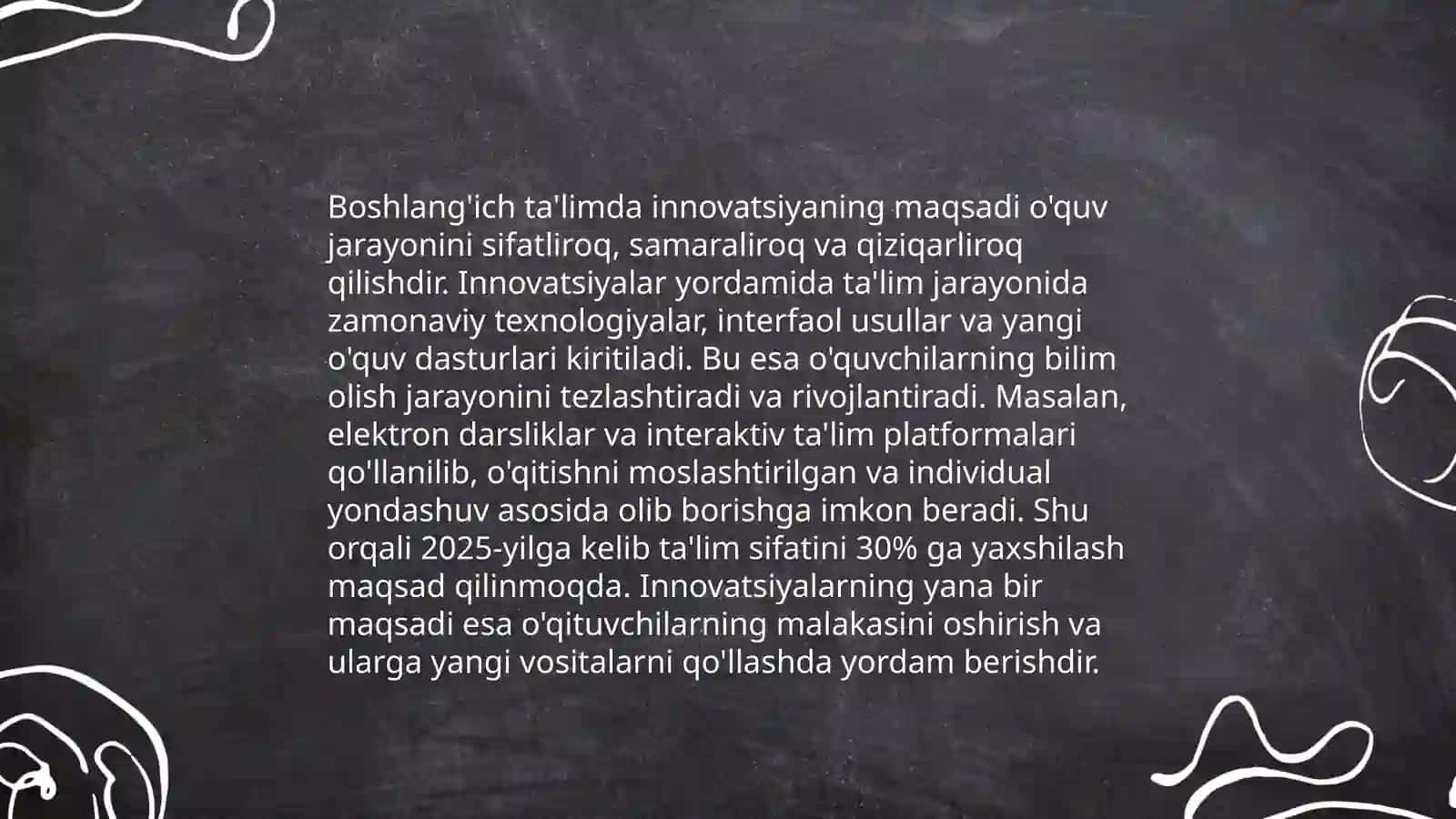 Boshlang'ich ta'limda innovatsiya va integratsiya fanining mazmuni, maqsad va vazifalari 3
